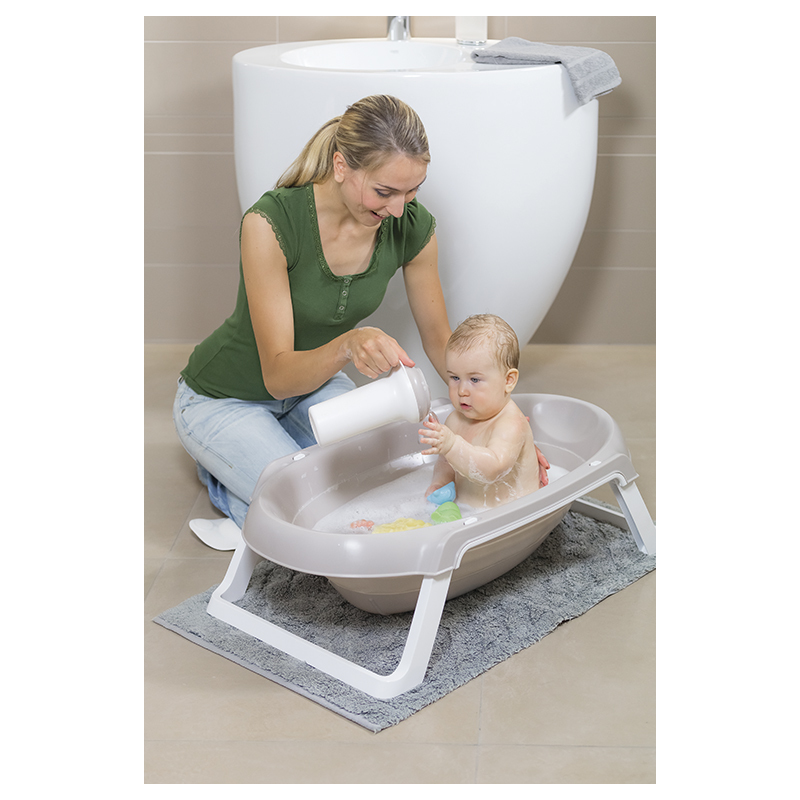 Ванночка для купания складная Ok Baby Onda Slim Голубой
